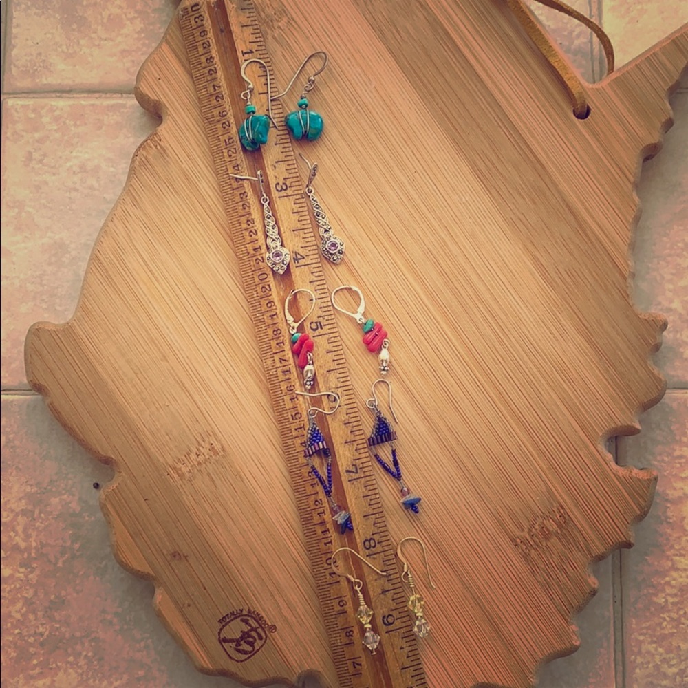 Lot of sterling earrings